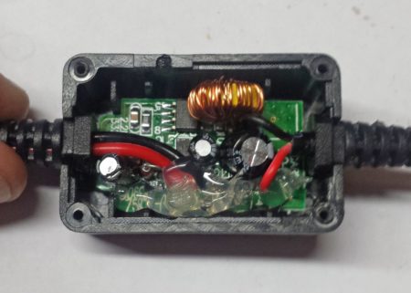 Glued power supply